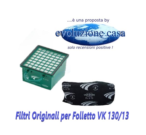 Sacchetti compatibili Folletto VK 130 - VK 131, offerta vendita online